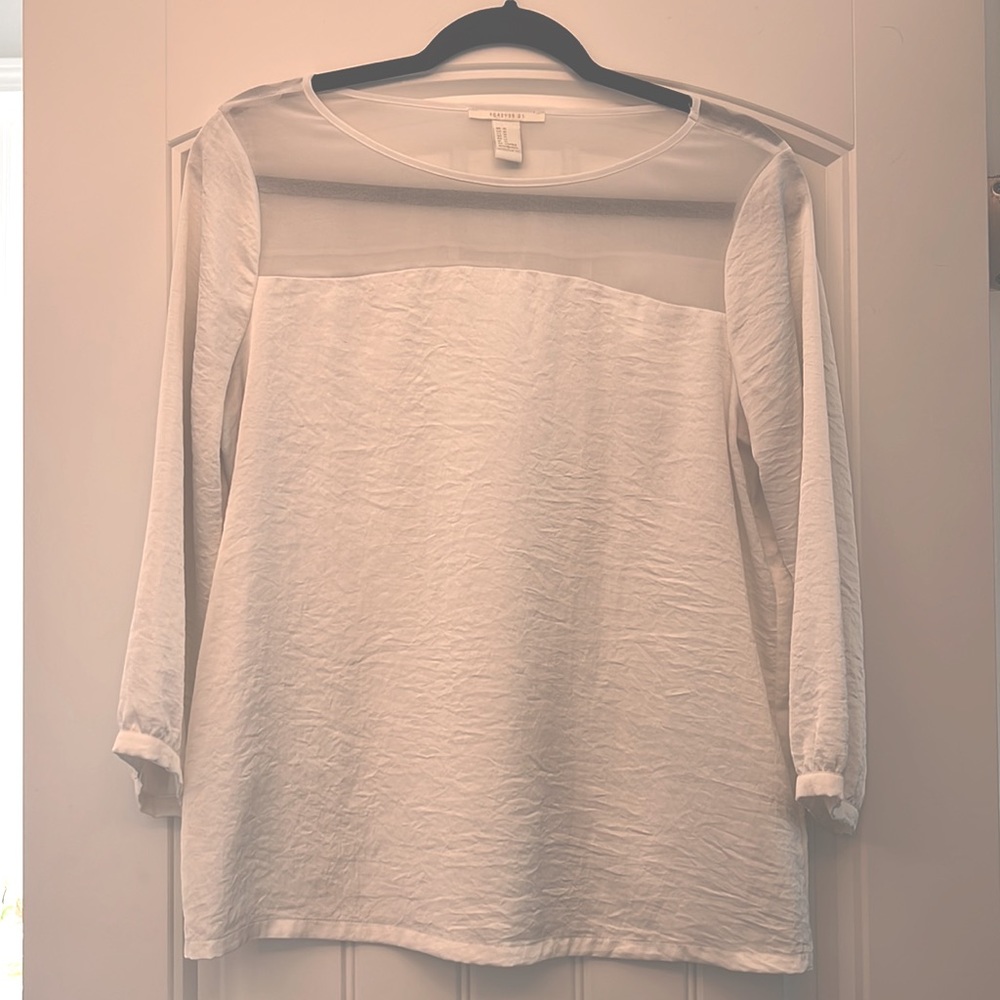 White forever 21 blouse